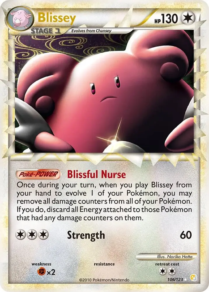 Blissey, HeartGold SoulSilver 106/123