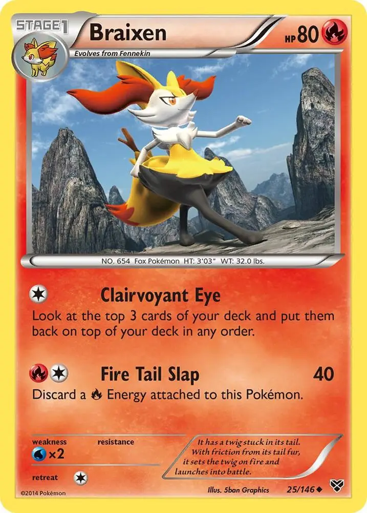 Braixen, XY 25/146