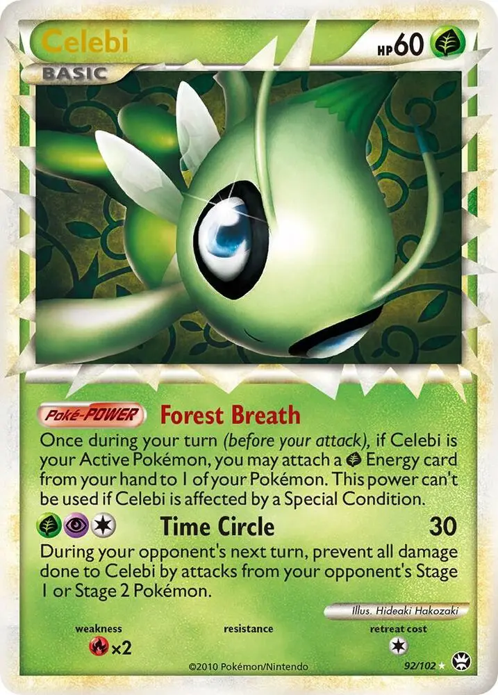 Celebi, Triumphant 92/102