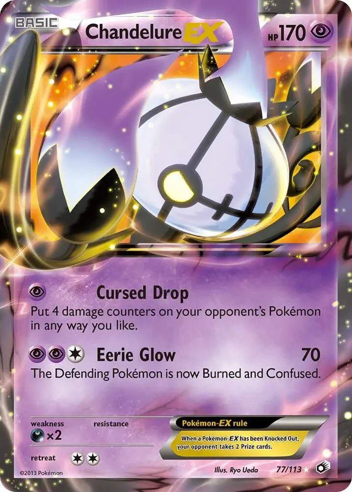 Chandelure-EX, Legendary Treasures 77/113
