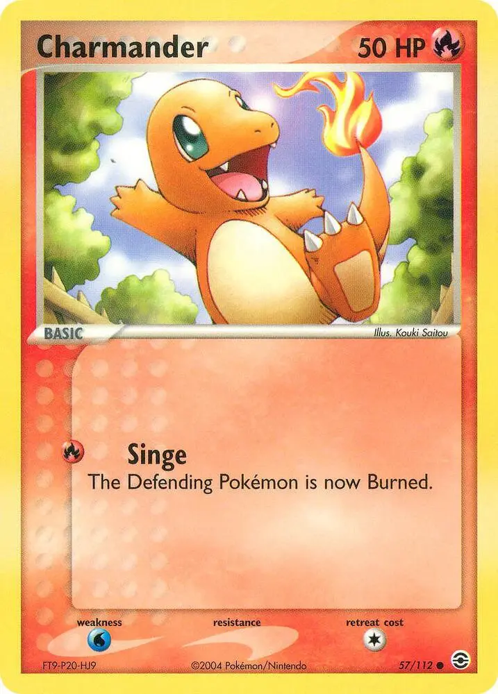 Charmander, FireRed & LeafGreen 57/112