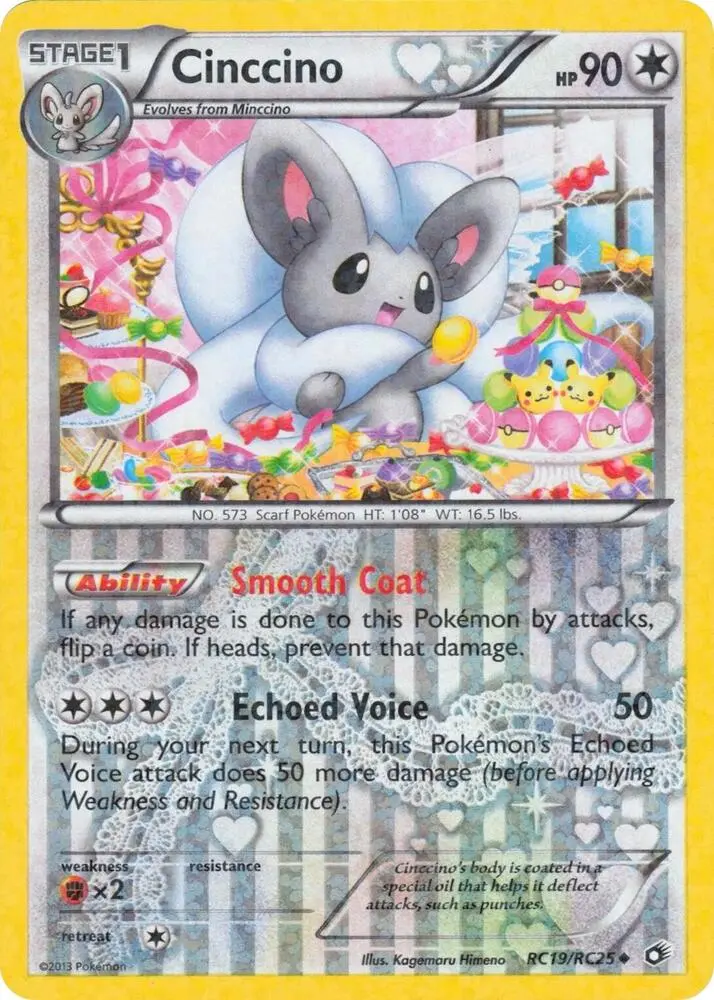Cinccino, Legendary Treasures: Radiant Collection RC19/RC25