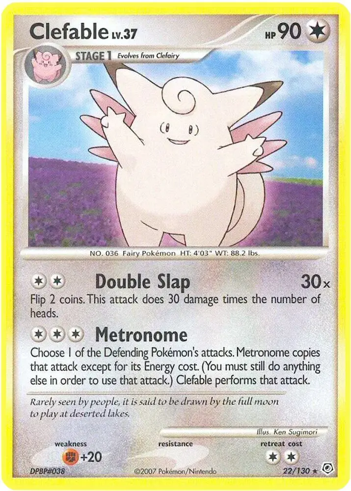 Clefable, Diamond & Pearl 22/130