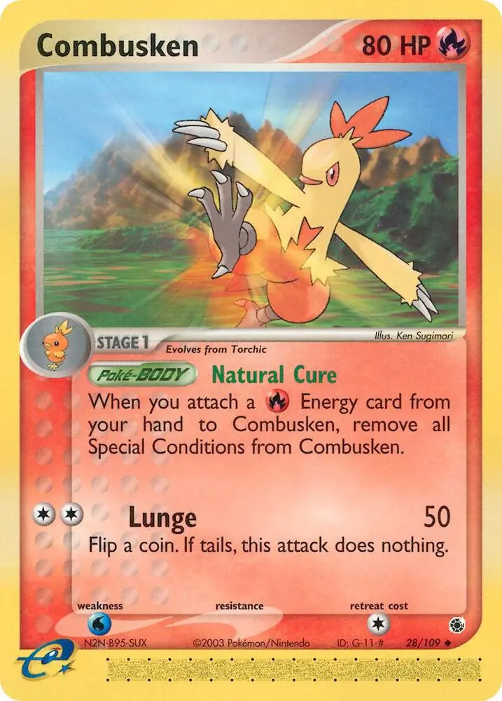 Combusken, Ruby & Sapphire 28/109