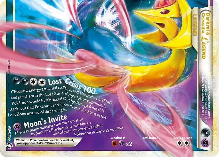 Darkrai & Cresselia LEGEND, Triumphant 100/102