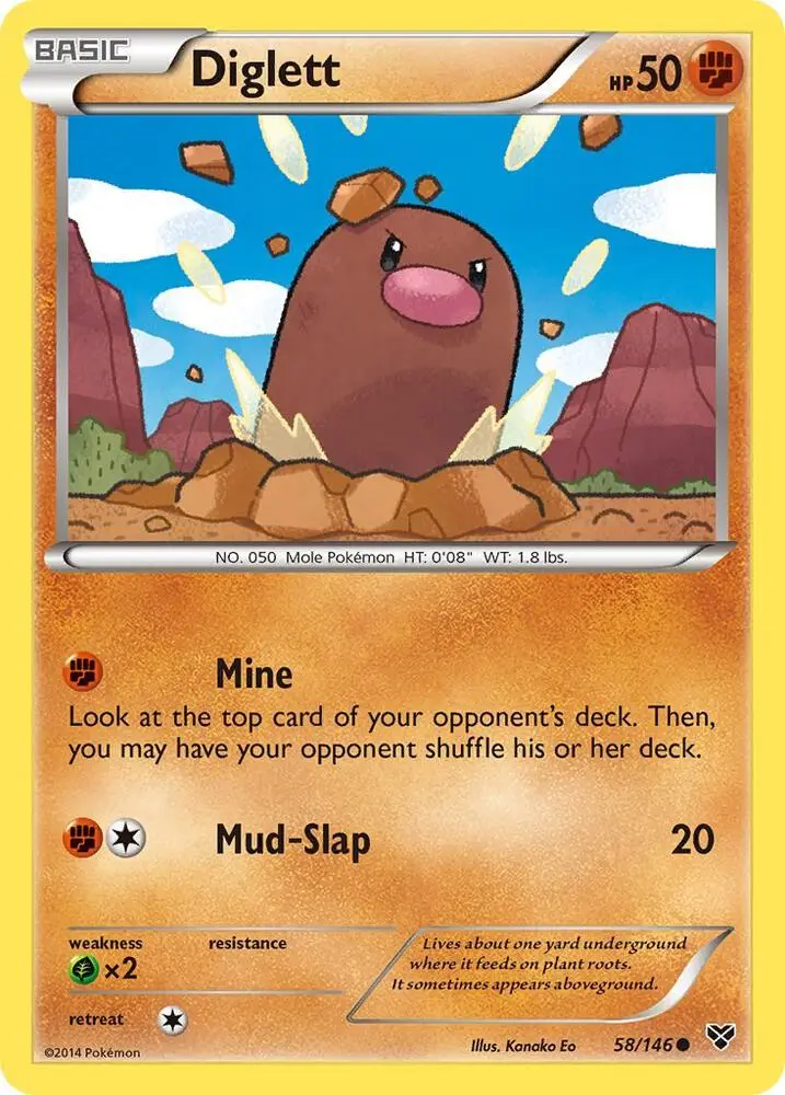 Diglett, XY 58/146