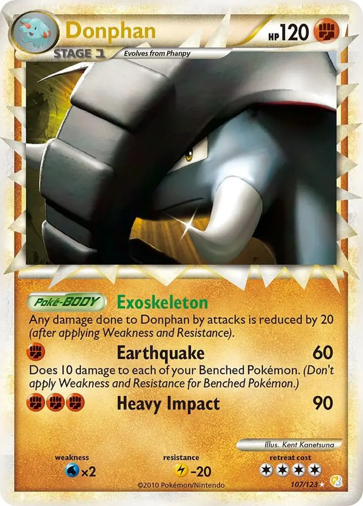 Donphan, HeartGold SoulSilver 107/123