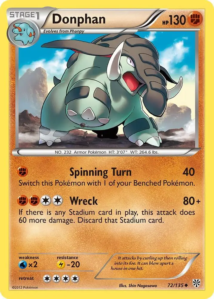 Donphan, Plasma Storm 72/135