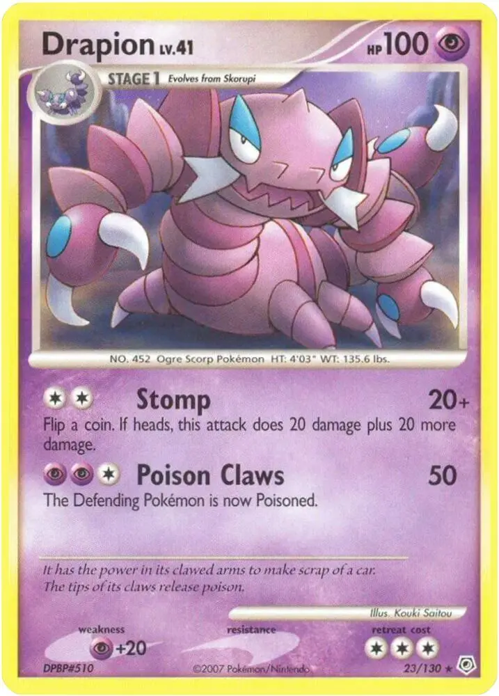 Drapion, Diamond & Pearl 23/130