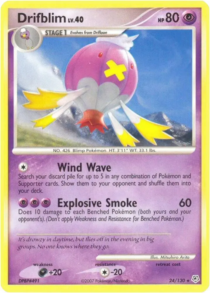 Drifblim, Diamond & Pearl 24/130