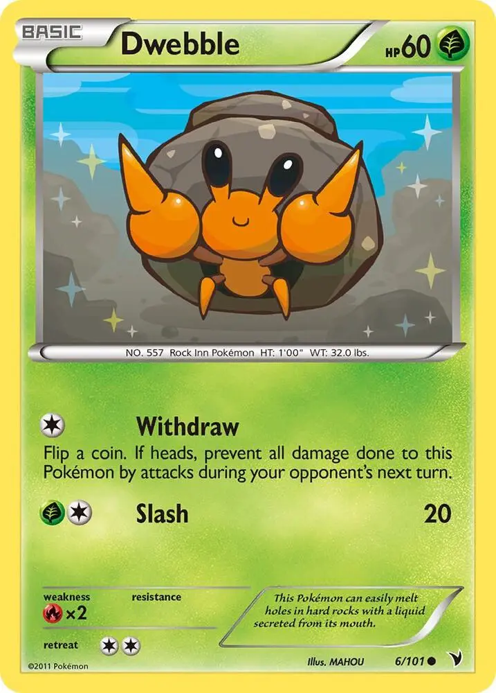 Dwebble, Noble Victories 6/101