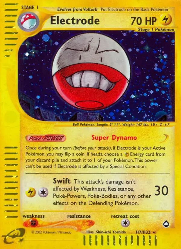 Electrode, Aquapolis H07/147