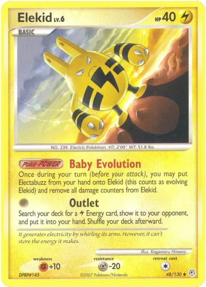 Elekid, Diamond & Pearl 48/130
