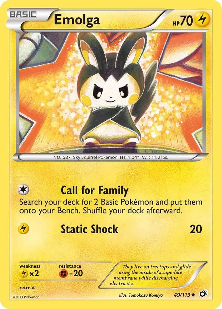Emolga, Legendary Treasures 49/113