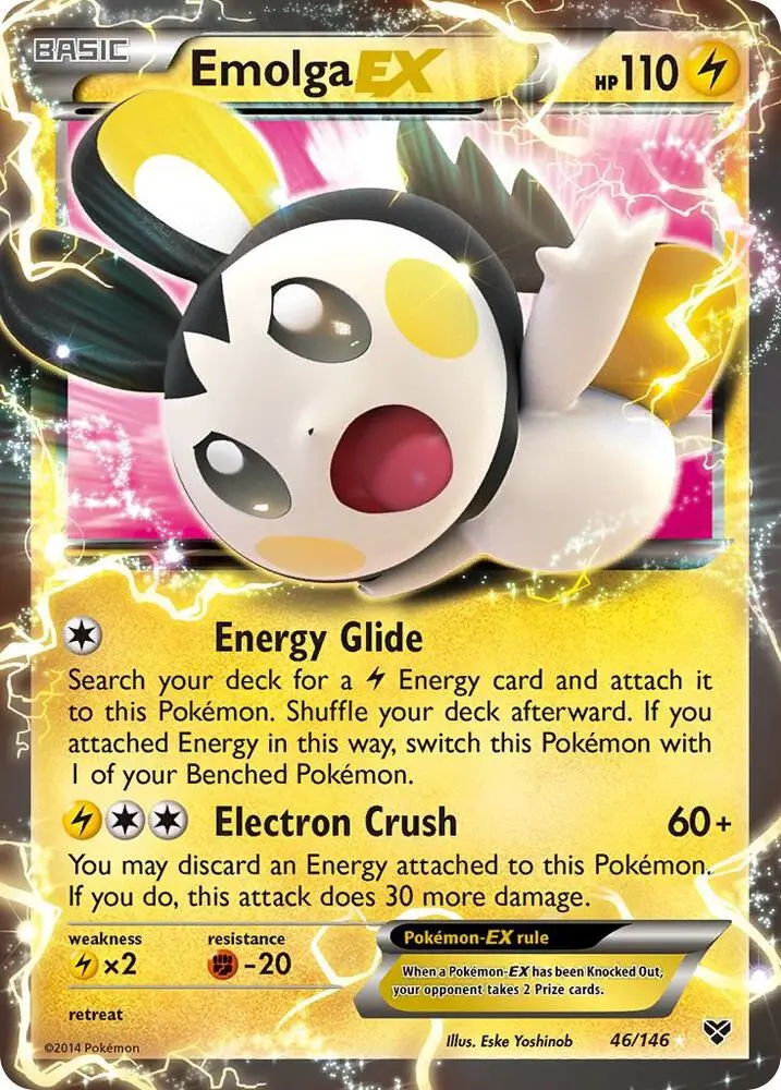 Emolga EX, XY 46/146