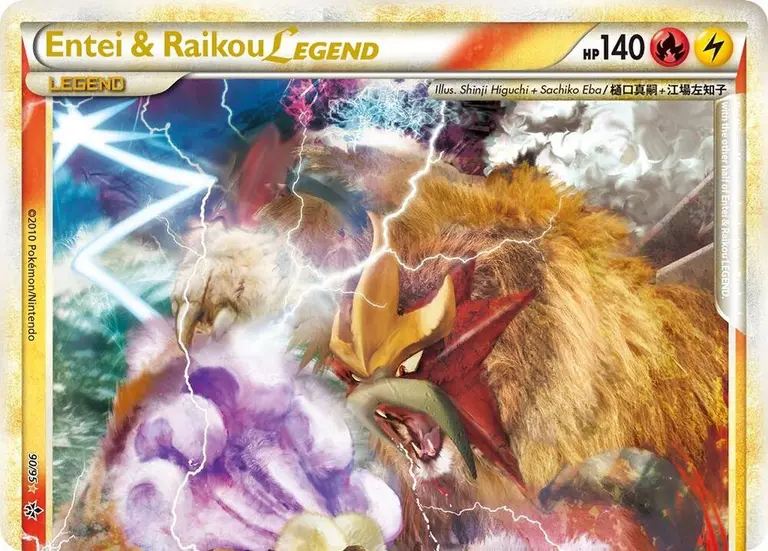 Entei & Raikou LEGEND, Unleashed 90/95