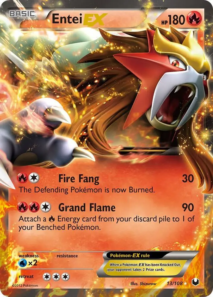 Entei-EX, Dark Explorers 13/108