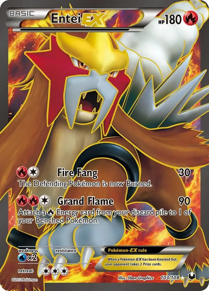 Entei-EX, Dark Explorers 103/108