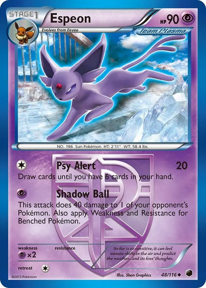 Espeon, Plasma Freeze 48/116