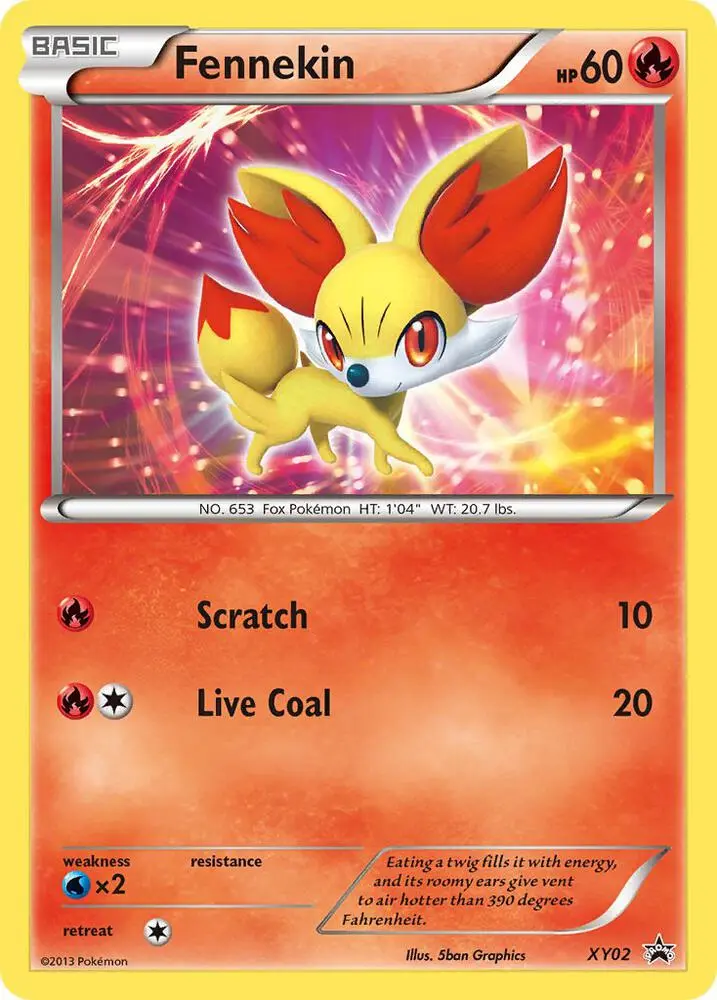 Fennekin, XY Black Star Promos XY02/211