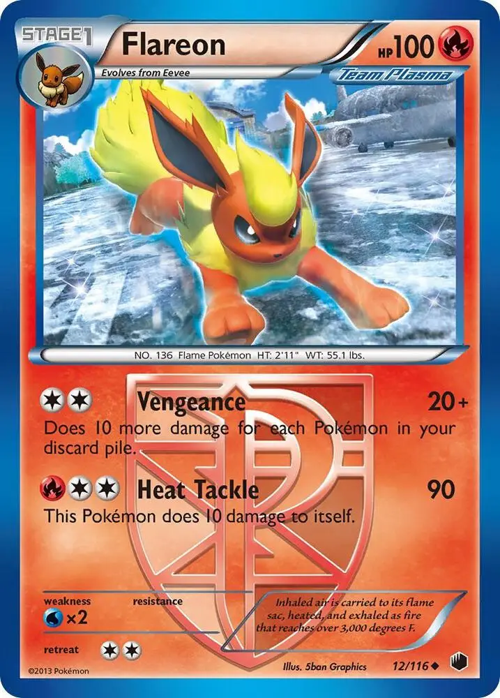 Flareon, Plasma Freeze 12/116