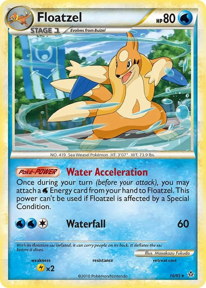 Floatzel, Unleashed 16/95
