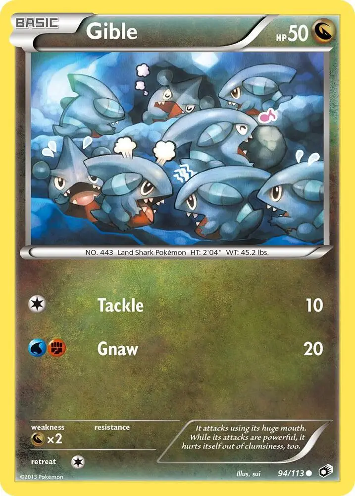 Gible, Legendary Treasures 94/113
