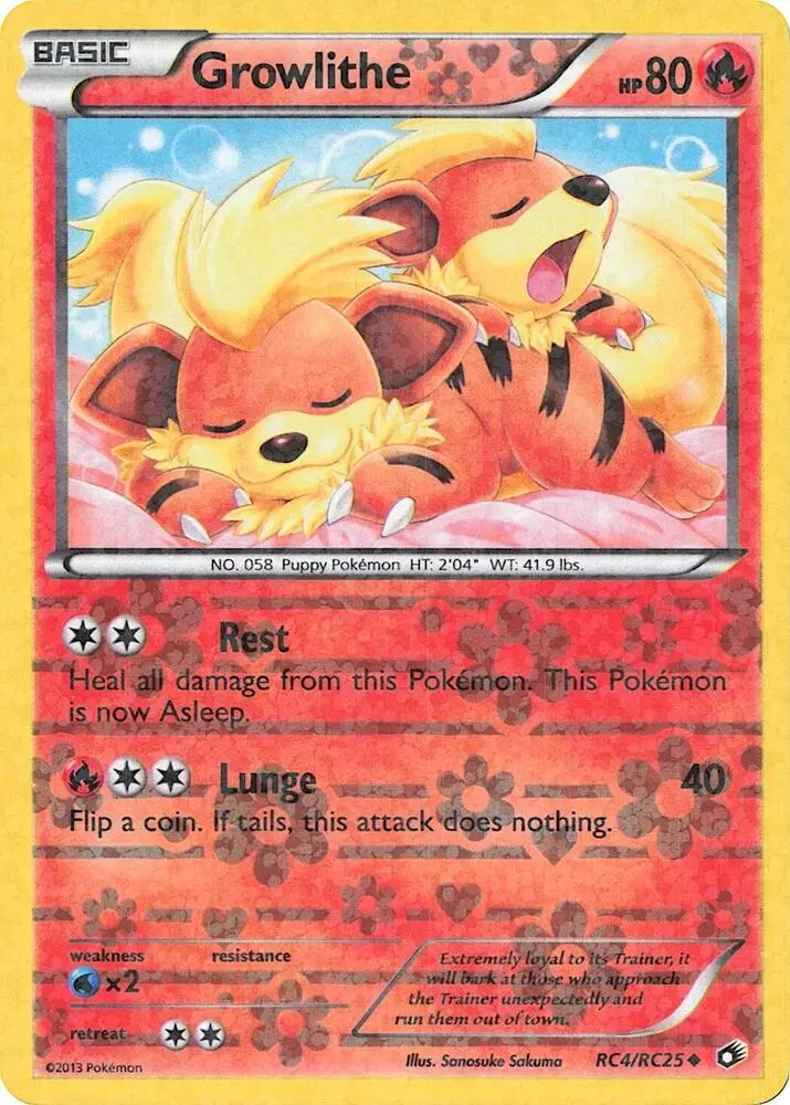 Growlithe, Legendary Treasures: Radiant Collection RC4/RC25