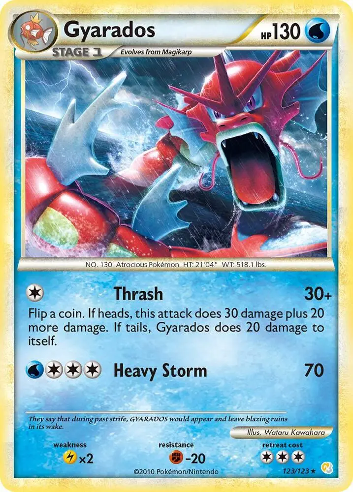 Gyarados, HeartGold SoulSilver 123/123