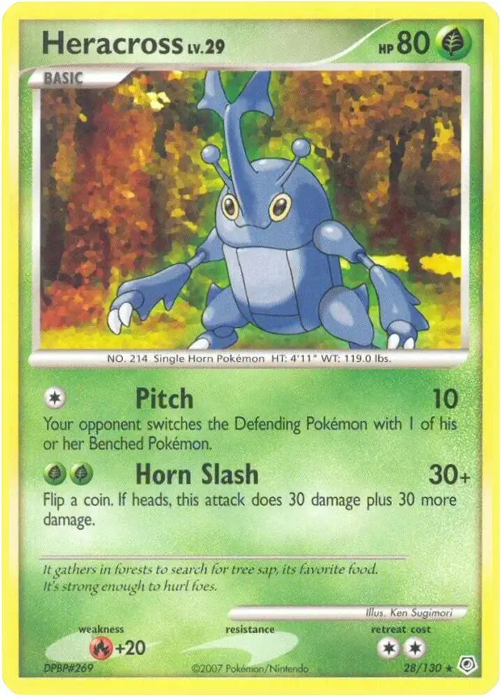 Heracross, Diamond & Pearl 28/130