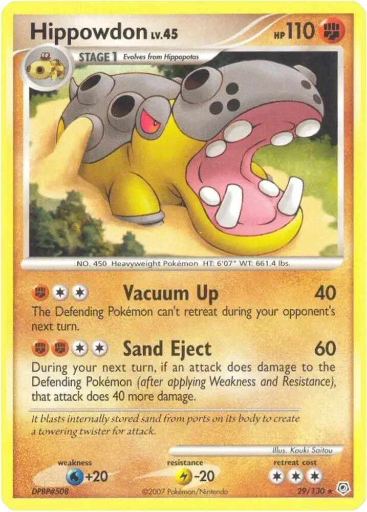 Hippowdon, Diamond & Pearl 29/130