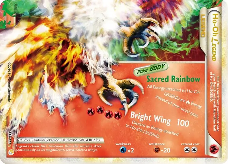 Ho-Oh LEGEND, HeartGold SoulSilver 112/123