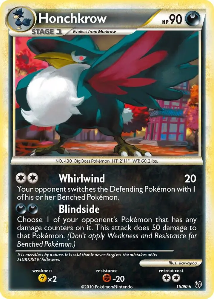 Honchkrow, Undaunted 15/90