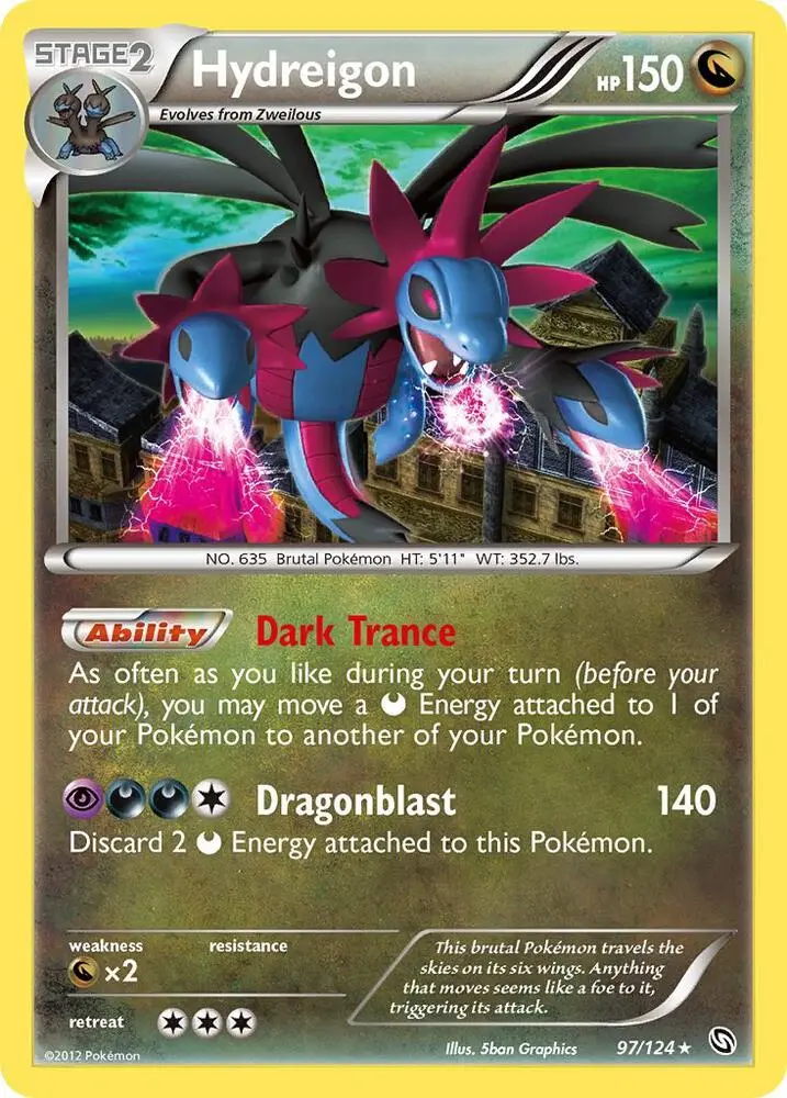 Hydreigon, Dragons Exalted 97/124