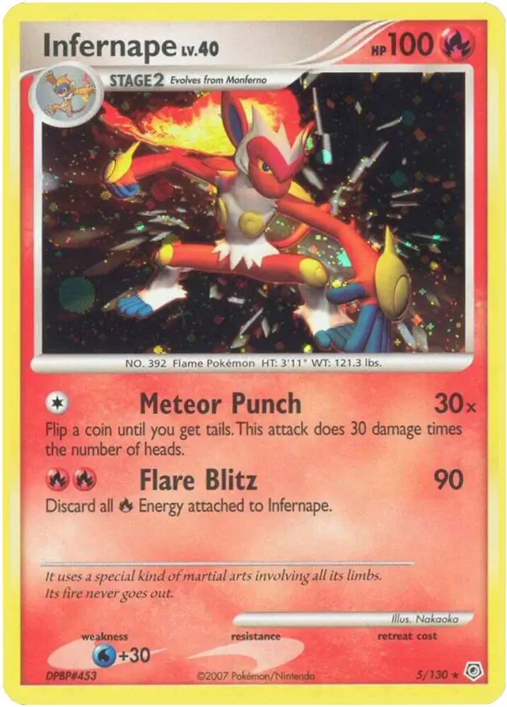 Infernape, Diamond & Pearl 5/130