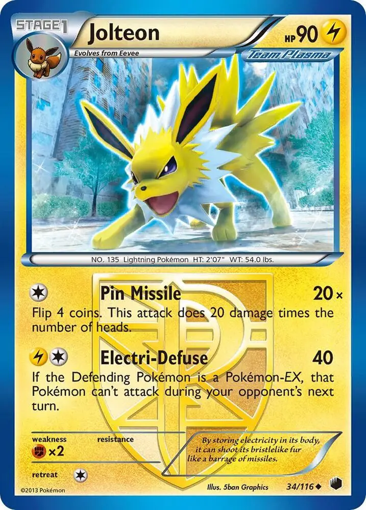 Jolteon, Plasma Freeze 34/116