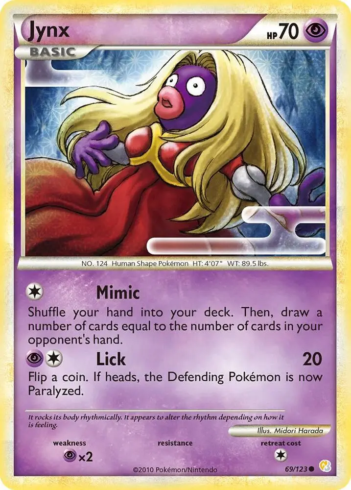Jynx, HeartGold SoulSilver 69/123