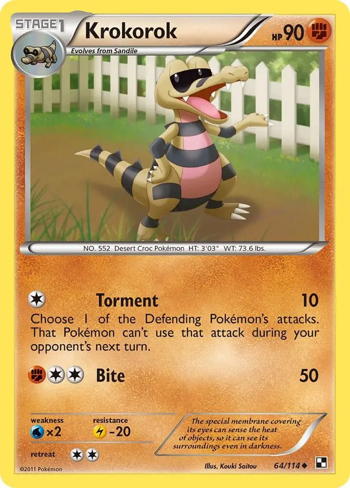 Krokorok, Black & White 64/114