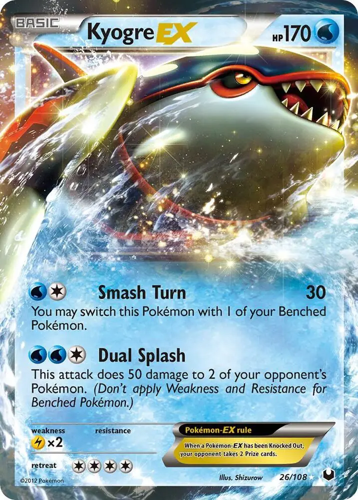 Kyogre-EX, Dark Explorers 26/108