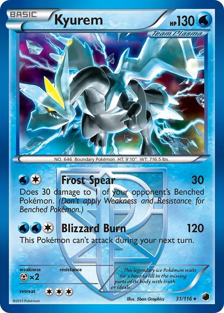 Kyurem, Plasma Freeze 31/116