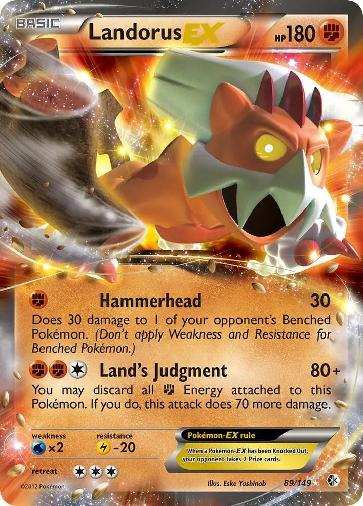 Landorus-EX, Boundaries Crossed 89/149