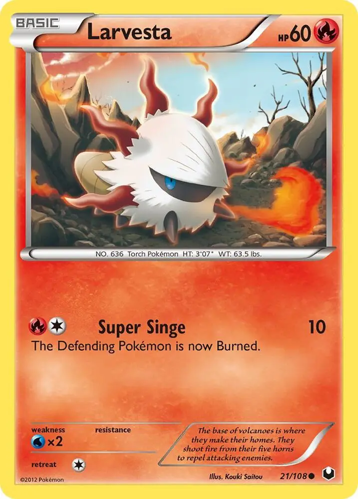 Larvesta, Dark Explorers 21/108