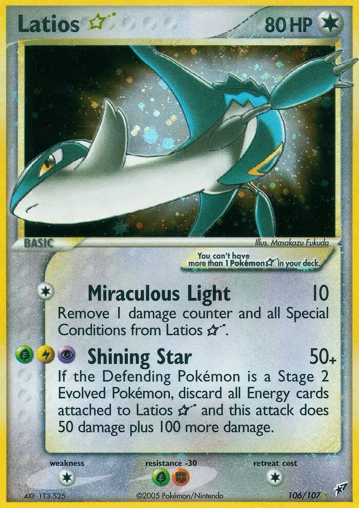 Latios ☆, Deoxys 106/107