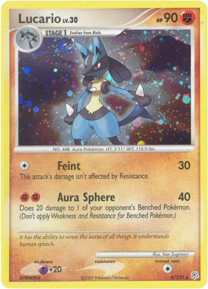 Lucario, Diamond & Pearl 6/130