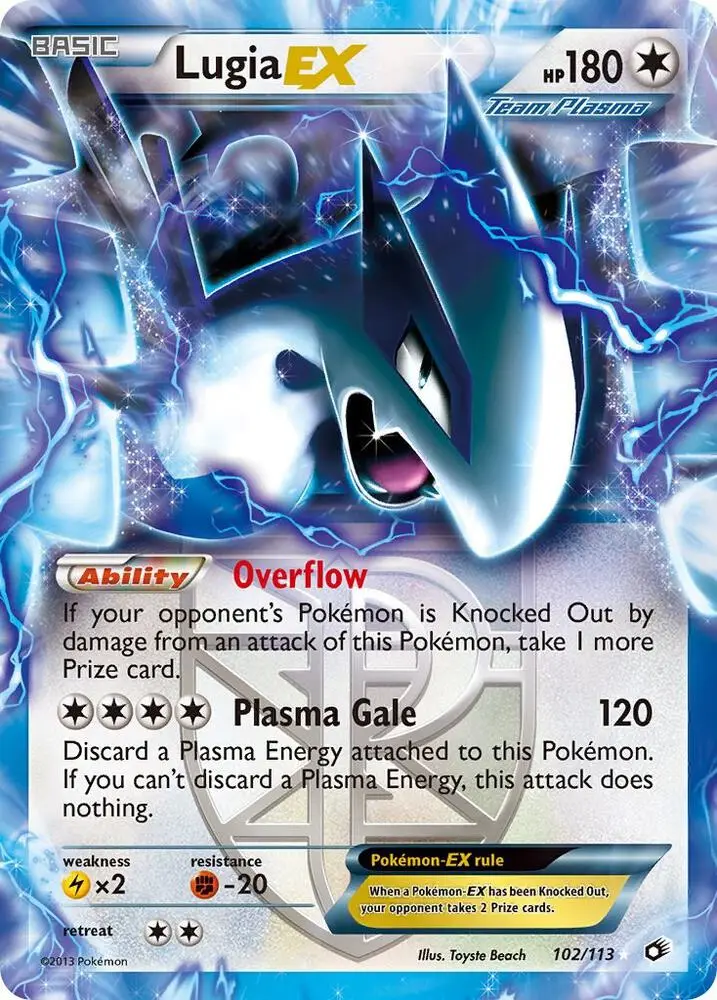 Lugia-EX, Legendary Treasures 102/113