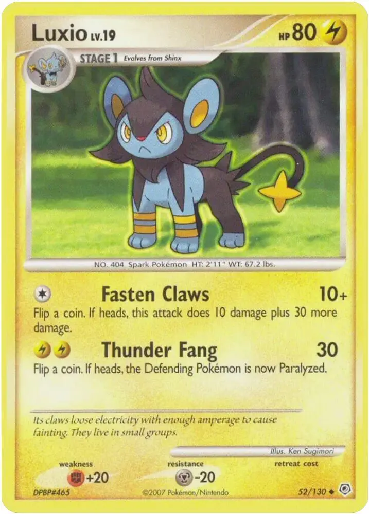 Luxio, Diamond & Pearl 52/130