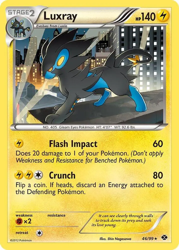Luxray - 46/99 (Non-Holo), Deck Exclusives 046/099