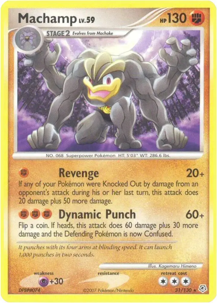 Machamp, Diamond & Pearl 31/130