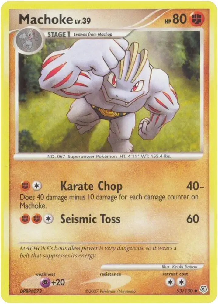 Machoke, Diamond & Pearl 53/130