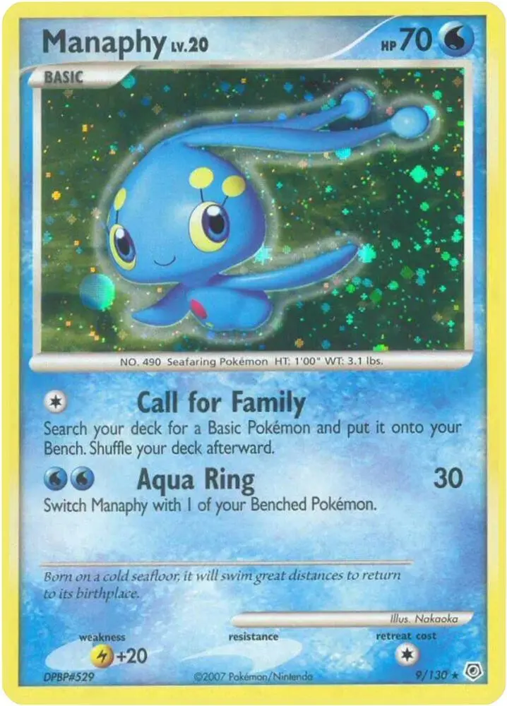 Manaphy, Diamond & Pearl 9/130